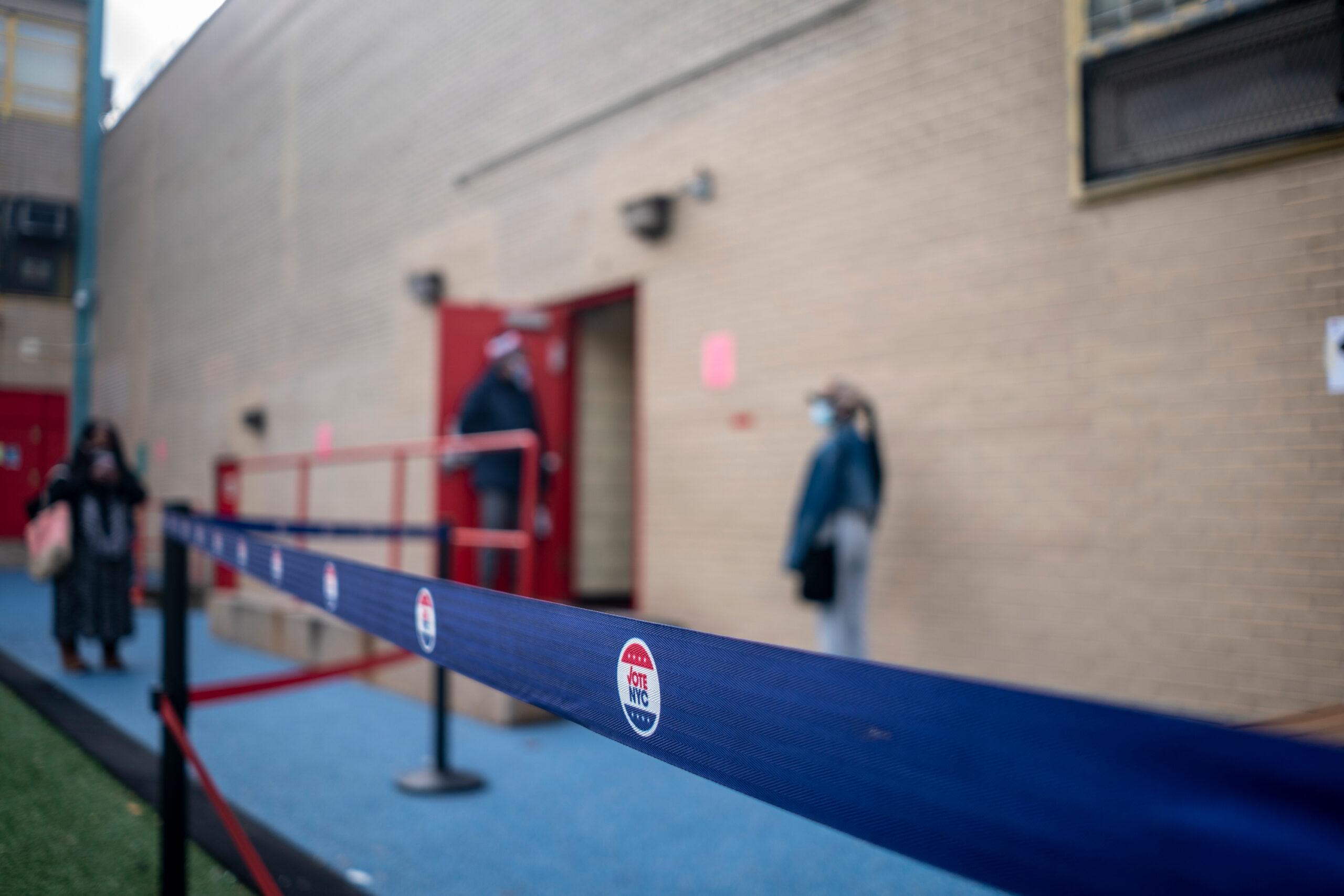 An early voting site in Manhattan, Oct. 30, 2020.