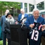 NBA Star LeBron James & Rabbi Pinto at NYC Wedding of Jeffrey Schottenstein & Ariella Boker