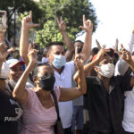 Cuban-Americans Flood Cities Nationwide Calling for End to Communism