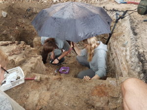 Excavations of the Great Synagogue in Vilna Photo credits Jon Seligman and Loic Salfati