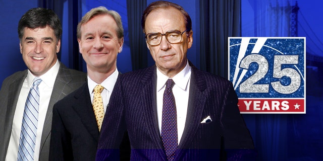 Sean Hannity, Steve Doocy and Fox Corporation chairman and News Corp executive chairman Rupert Murdoch played key roles in the launch of Fox News. 