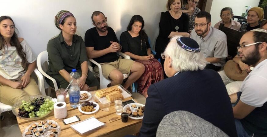Ambassador David Friedman Makes Shiva Call to Family of Slain Israeli Youth Dvir Sorek HY"D