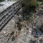 Herzog meets victims of Iranian missile barrages at underground hospital