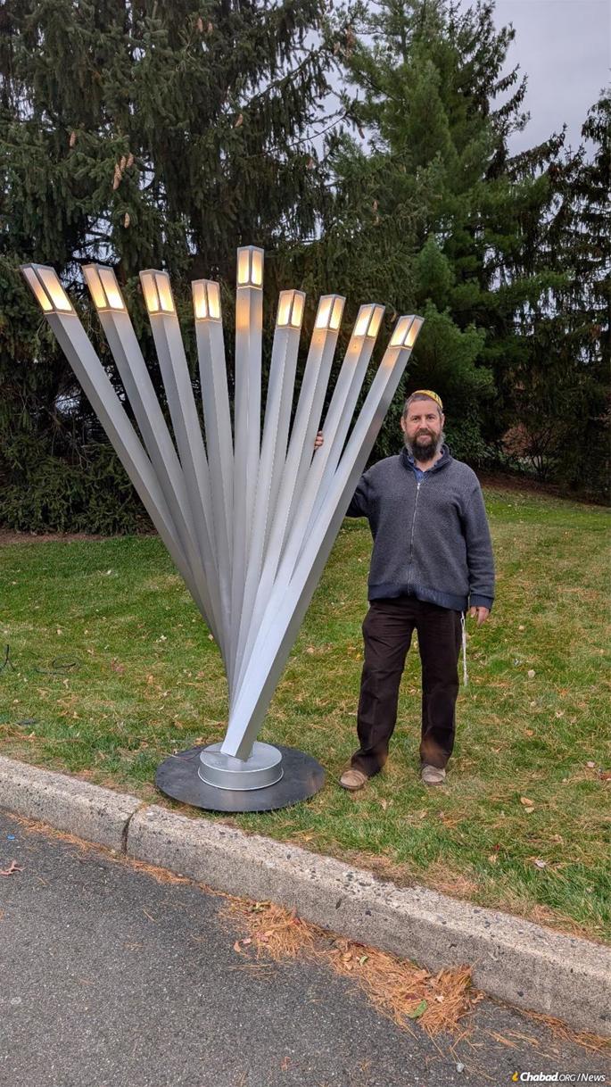 His new Chanukah project, “Tradition with a Twist,” has been dedicated to the victims of this year's terror attack in Colorado and will be lit at the site in Boulder.