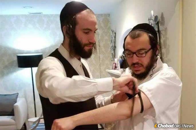 Moshe Deutsch, 24, left, was killed in the attack.