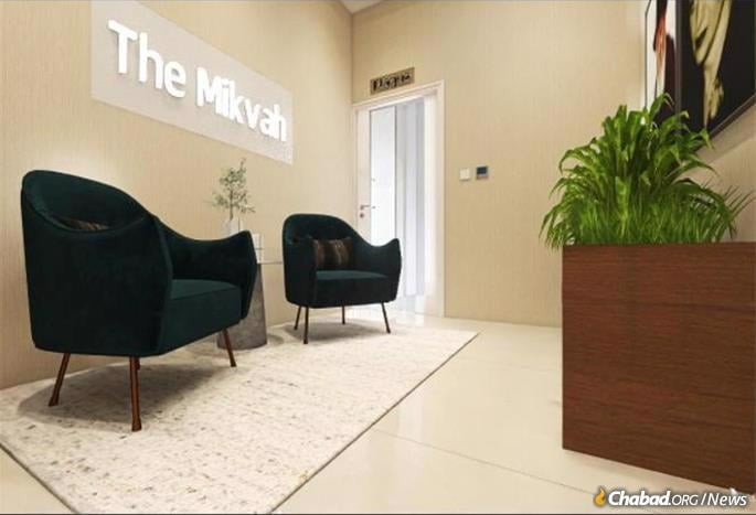 Jamaica's only mikvah is an aesthetically pleasing, spa-like space.