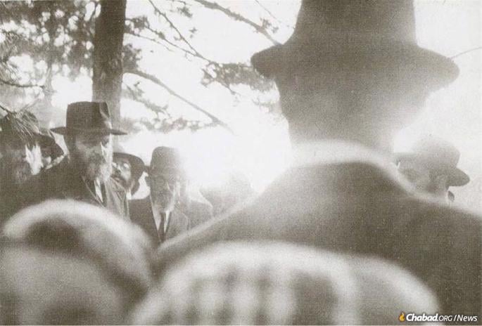 The Rebbe in the 1950s.