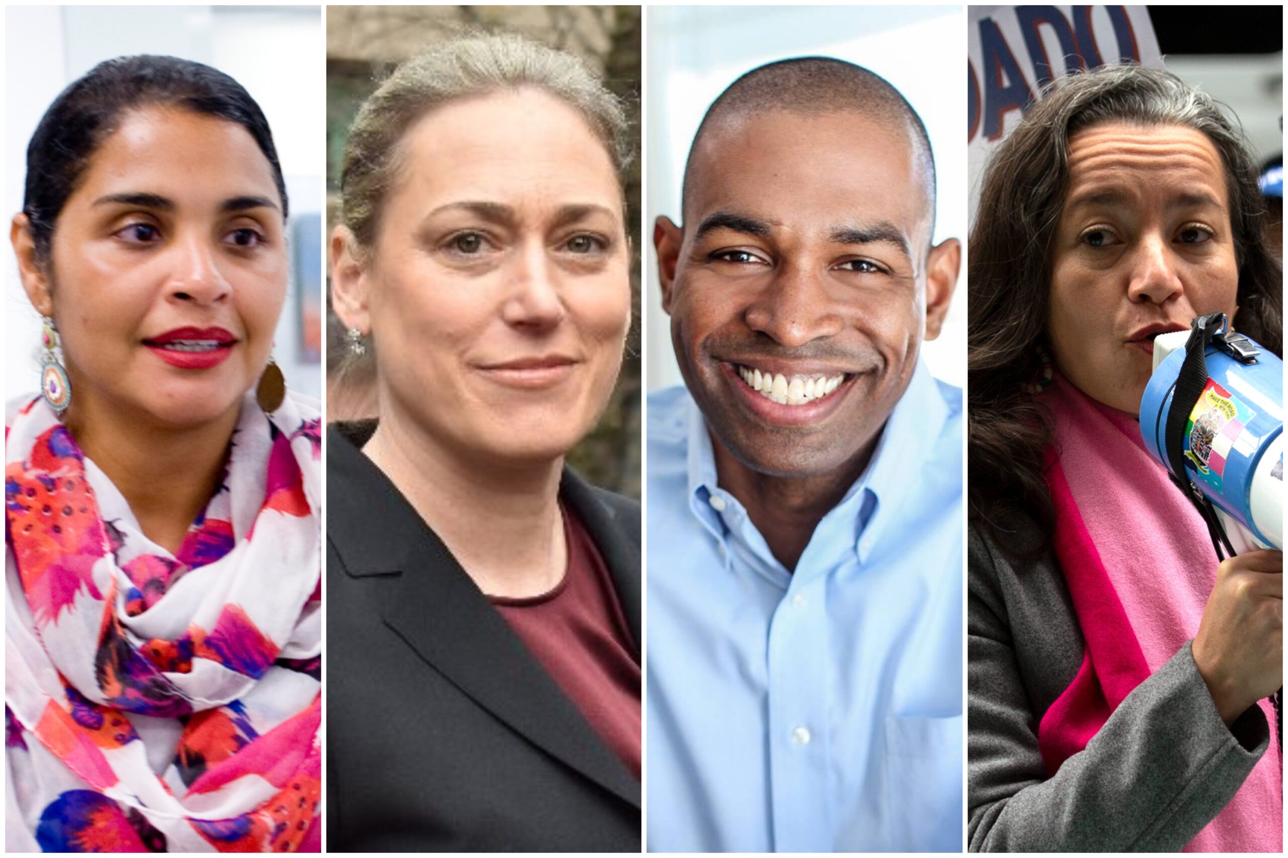 Lieutenant governor candidates (l-r): Diana Reyna, Alison Esposito, Antonio Delgado and Ana María Archila.
