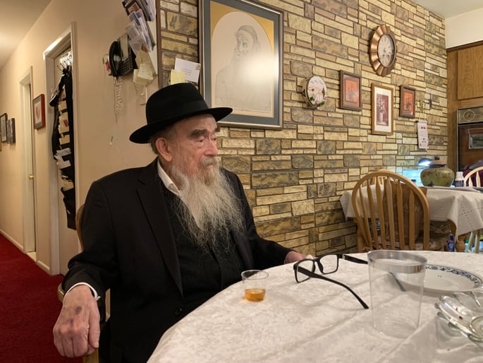 Rabbi Abraham Shemtov at his home in Philadelphia in 2024.