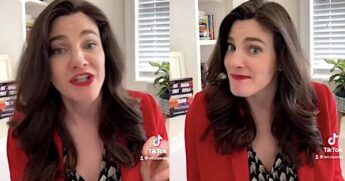 Nina Jankowicz singing a disinformation song to a tune from 'Mary Poppins.' (Video screenshot)