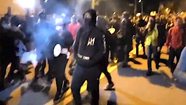 Black Lives Matter protesters march and chant in Rochester, New York on Saturday, Sept. 5, 2020 (Video screenshot)
