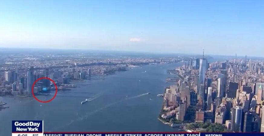 Mysterious Orb Spotted Over Hudson River Sparks Debate Among Experts