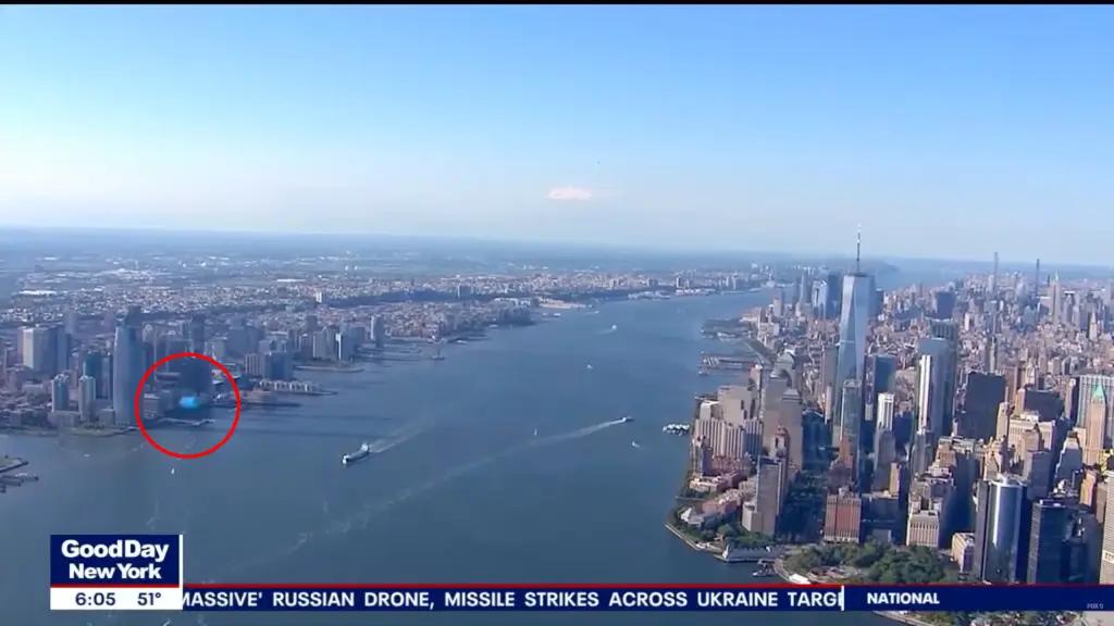 Mysterious Orb Spotted Over Hudson River Sparks Debate Among Experts