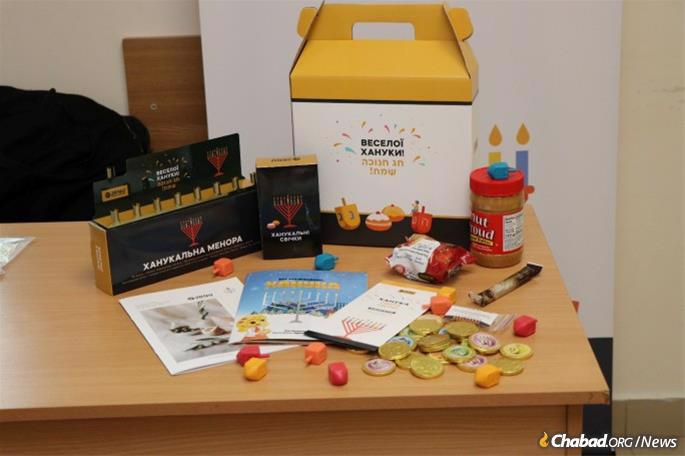 More than 40,000 Chanukah boxes filled with holiday supplies and special treats will be distributed to Jews in every city and village throughout Ukraine.